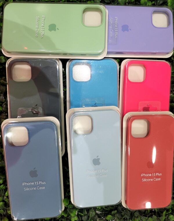 iPhone 15 Plus Silicone Case ($100 TTD)