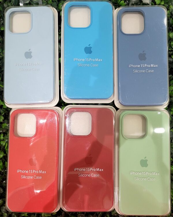 iPhone 15 Pro Max Silicone Case ($100 TTD)