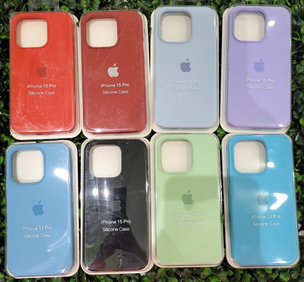 iPhone 15 Pro Silicone Case ($100 TTD)